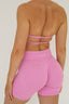 Strappy bra in Blush